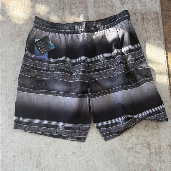 🆕 Kanu Surf Charcoal and White Board Shorts - Picture 2 of 5